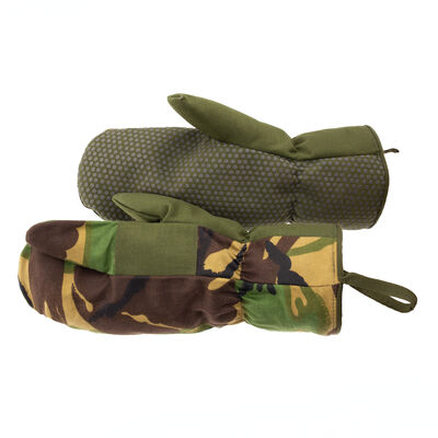 Dutch Army Woodland MK3 Arctic Trigger Mittens | Issued